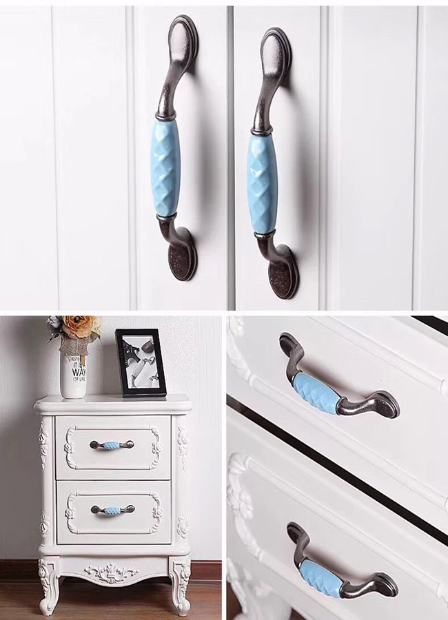 Los muebles coloridos de la porcelana del corazón de los tirones de