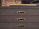 Gold Plated Ceramic Kitchen Cabinet Knobs / Closet  Porcelain Handles T Bar Pulls  Furniture Fittings