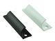 White / Black Aluminium Finger Pull Hidden Handles 76mm CC Size ISO Approved Dresser Conceal Pulls