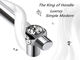 Luxury diamond  Drawer Handles And Knobs 96mm Chrome Dresser Pulls acrylic Bathroom cabinet handle